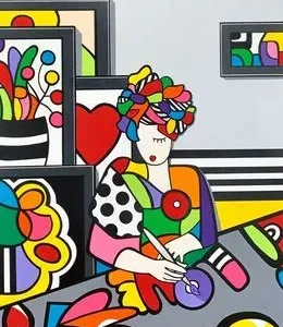 L’artiste 100 x 120 cm